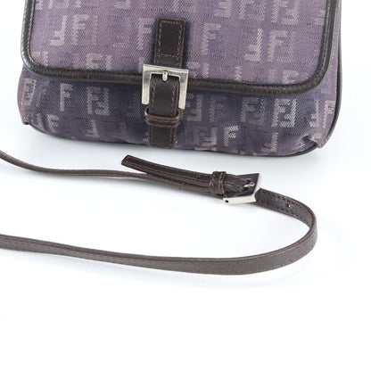 Fendi Zucchino Leather Shoulder Bag Crossbody Hand — view 2