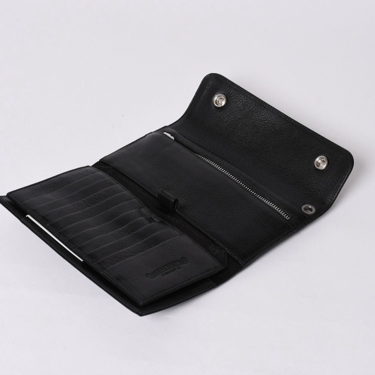 Chrome Hearts Wave Btn Novelty Blanc Wallet Cross Button Black — view 7