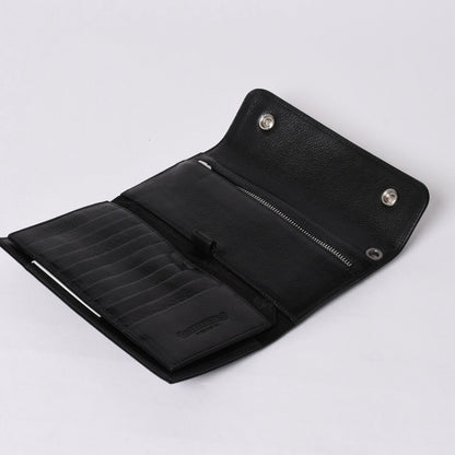 Chrome Hearts Wave Btn Novelty Blanc Wallet Cross Button Black — view 7