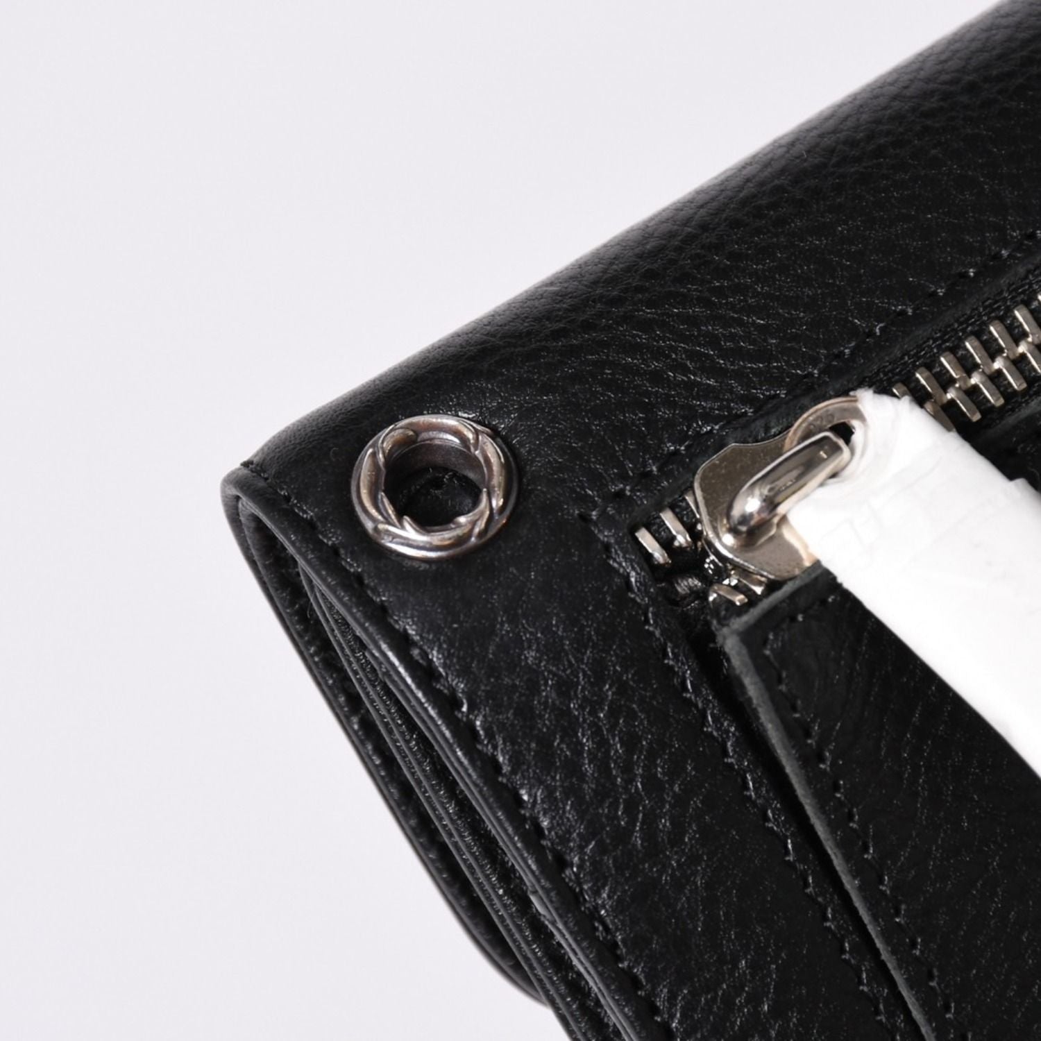 Chrome Hearts Wave Btn Novelty Blanc Wallet Cross Button Black — view 6