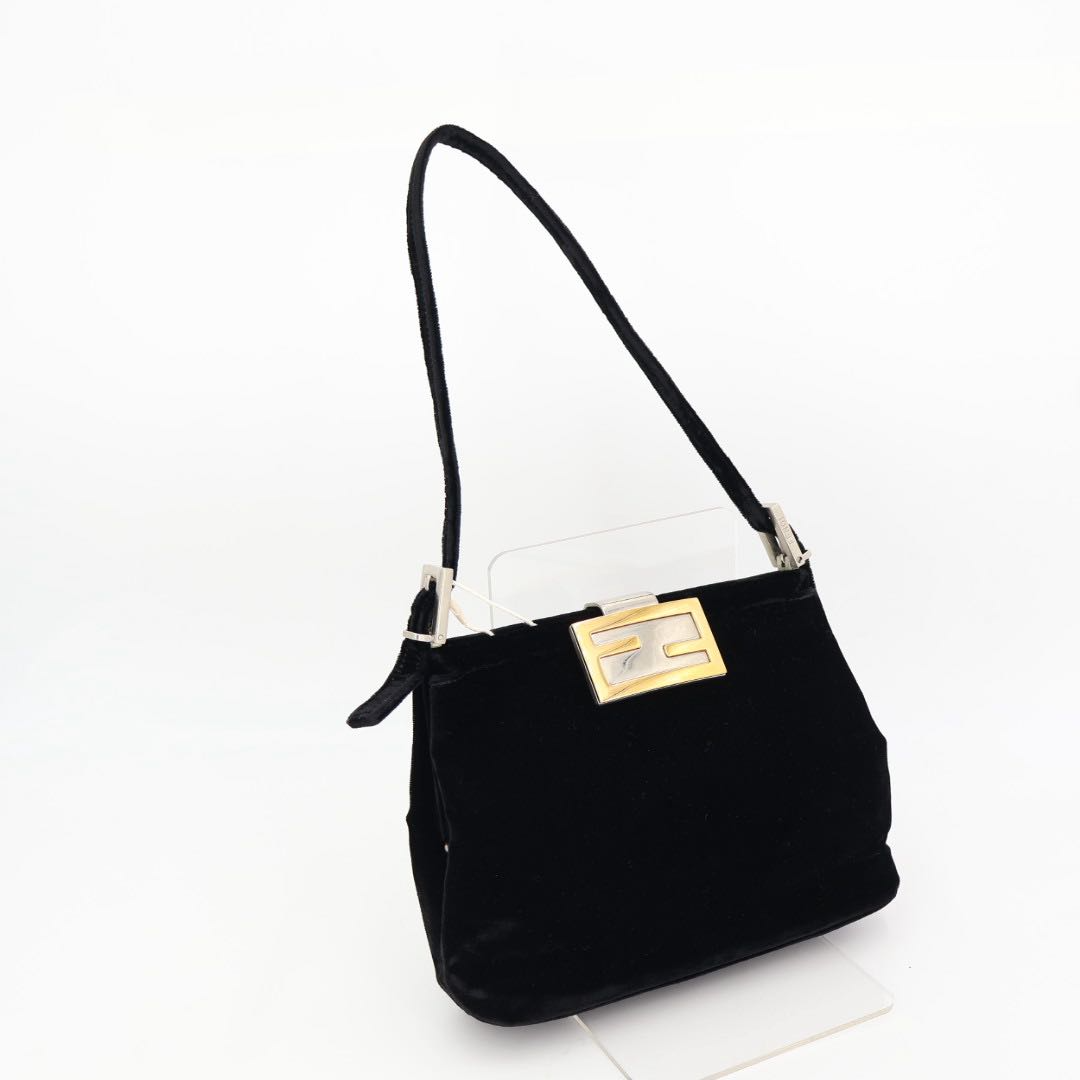 Fendi Mini Andbag Shoulder Bag Black
