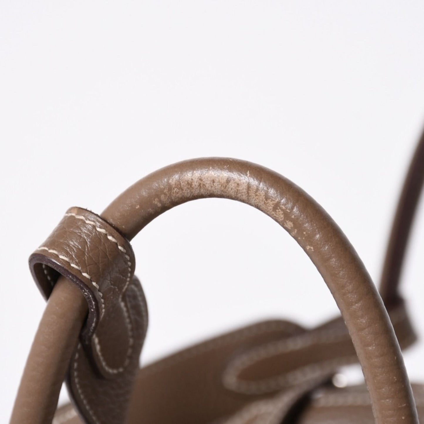 Hermes 2-Way Bag Lindy 30 Etoupe Taurillon Clemence Silver — view 7