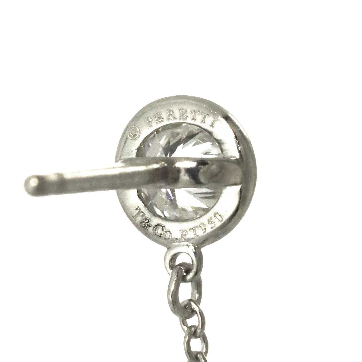 Tiffany & Co by the Yard Drop Diamond Earrings Platinum — view 4