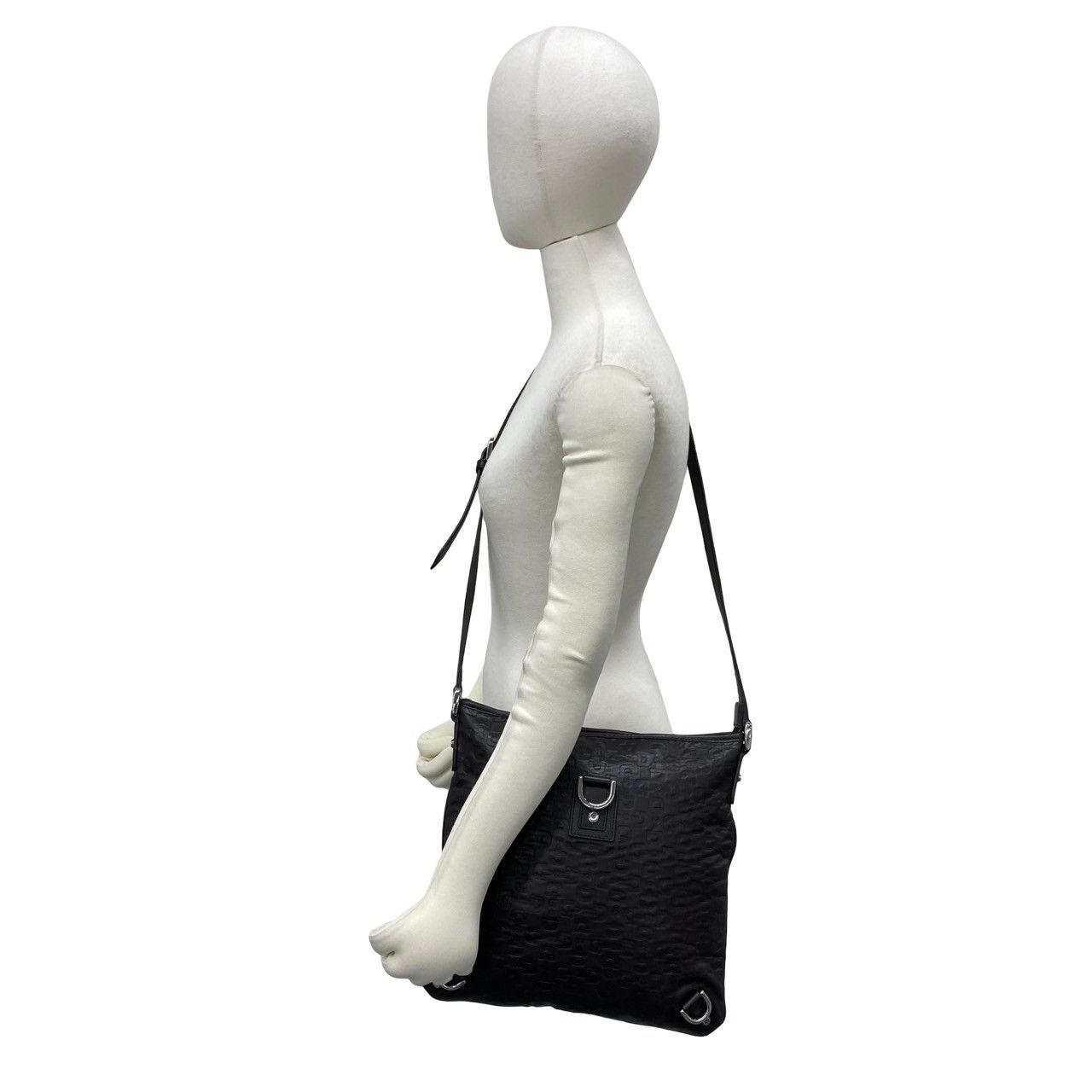 Gucci Abbey Horsebit Leather Shoulder Bag Crossbody Pochette Cross Brown — view 2