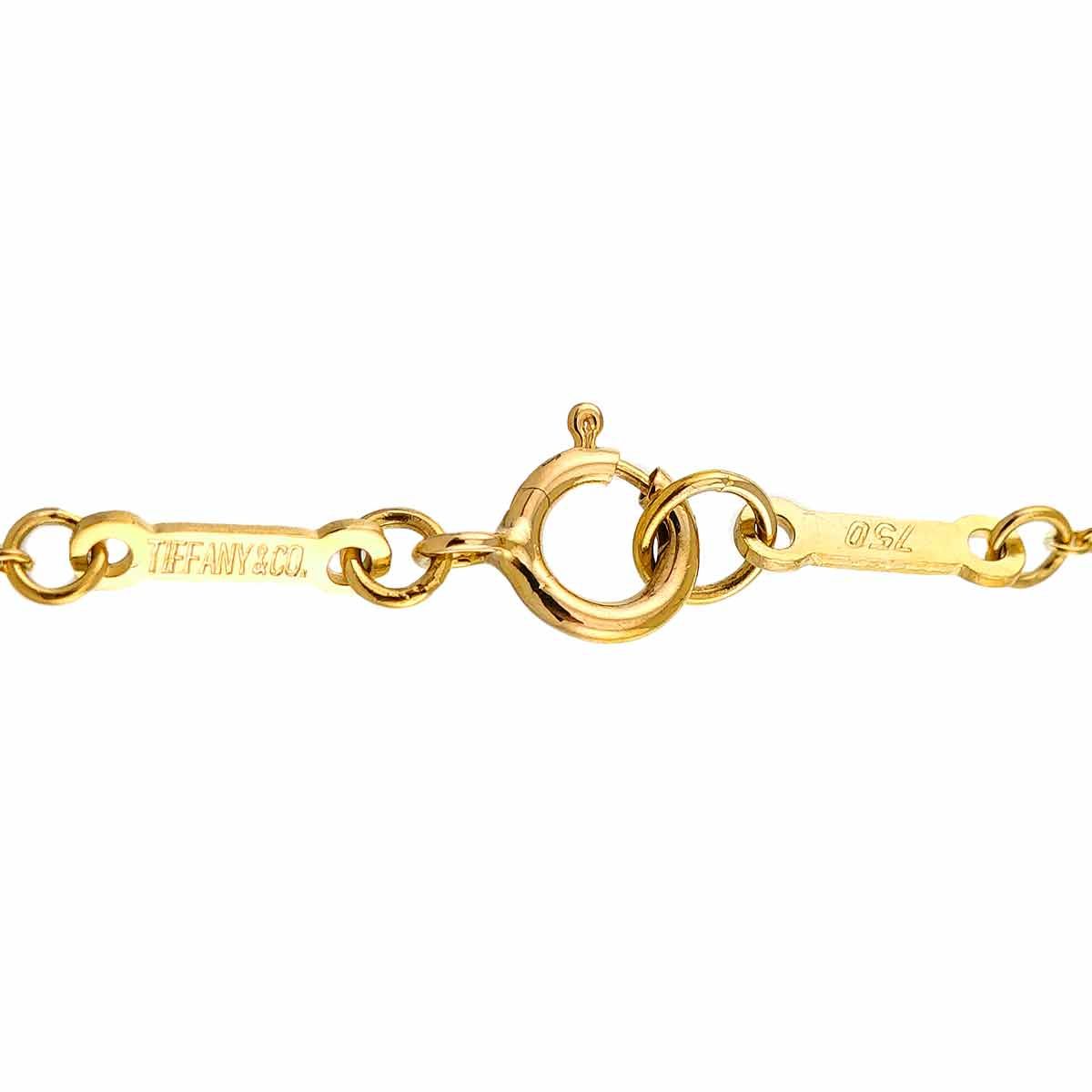 Tiffany & Co Open Heart Necklace 40 18K Yellow Gold — view 6