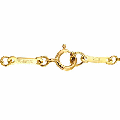 Tiffany & Co Open Heart Necklace 40 18K Yellow Gold — view 6