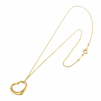 Tiffany & Co Open Heart Necklace 40 18K Yellow Gold — view 2