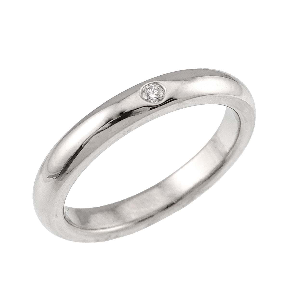 Tiffany & Co Stacking Band Ring Diamond Platinum — view 5