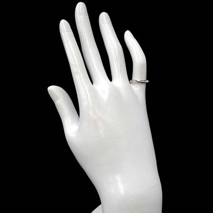 Tiffany & Co Stacking Band Ring Diamond Platinum — view 7