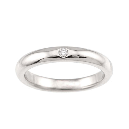 Tiffany & Co Stacking Band Ring Diamond Platinum — view 2