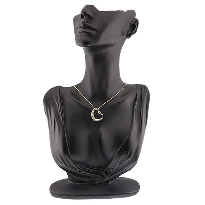 Tiffany & Co Open Heart Necklace 40 18K Yellow Gold — view 6