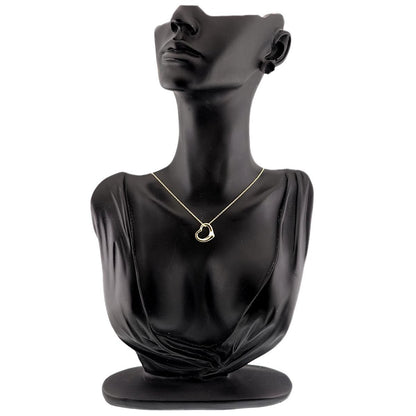 Tiffany & Co Open Heart Necklace 40 18K Yellow Gold — view 6