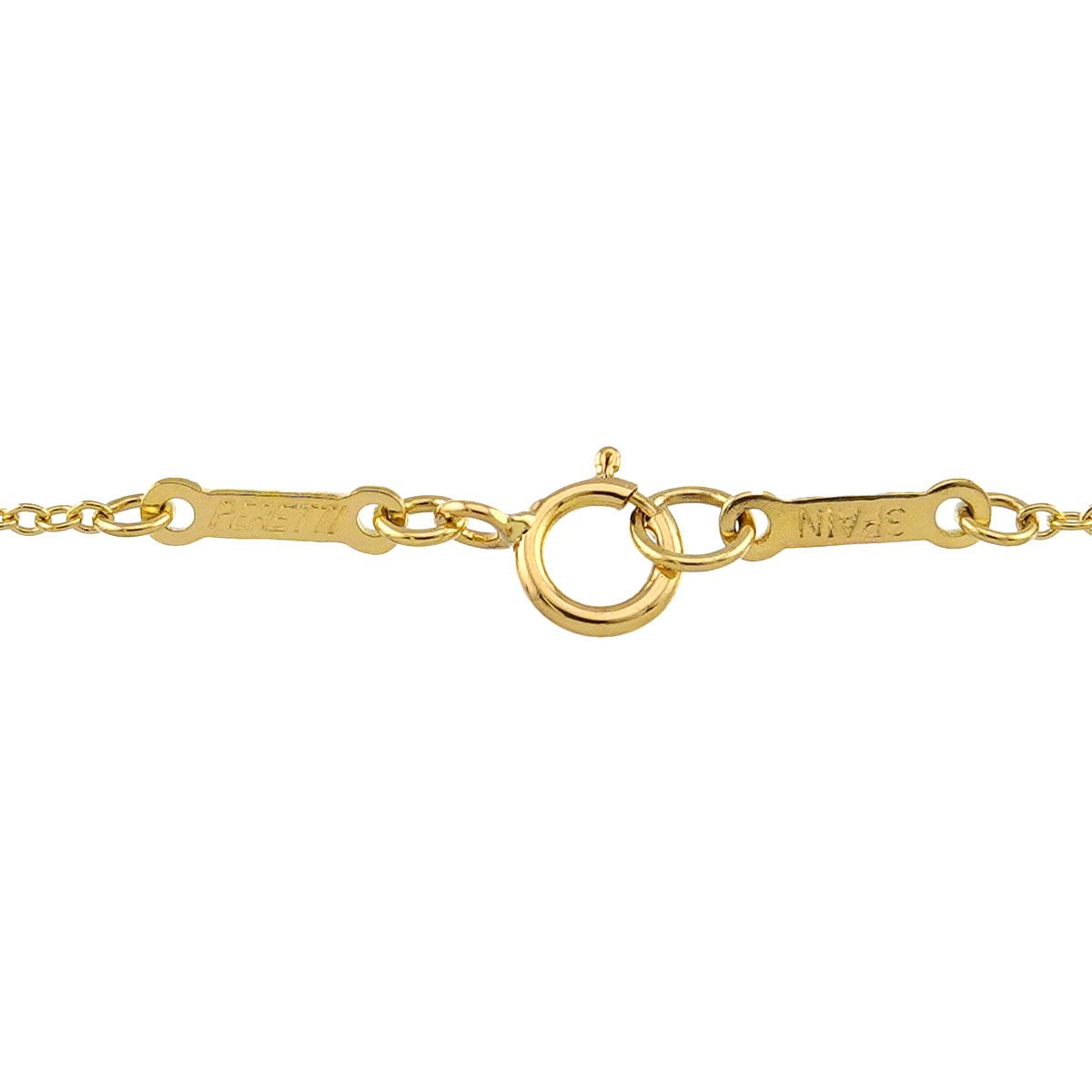 Tiffany & Co Open Heart Necklace 40 18K Yellow Gold — view 5