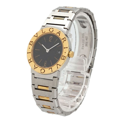 Bvlgari Watch Date Black YG Quartz — view 2