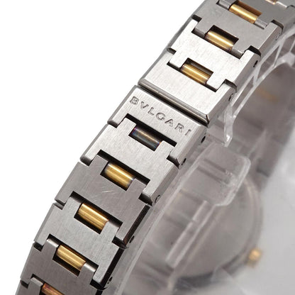 Bvlgari Watch Date Black YG Quartz — view 6
