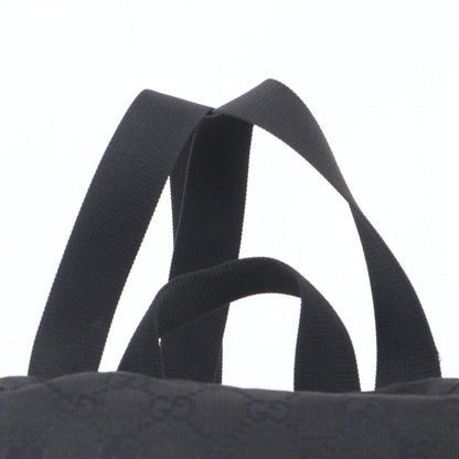 Gucci GG Canvas Leather Backpack Shoulder Bag Black — view 2