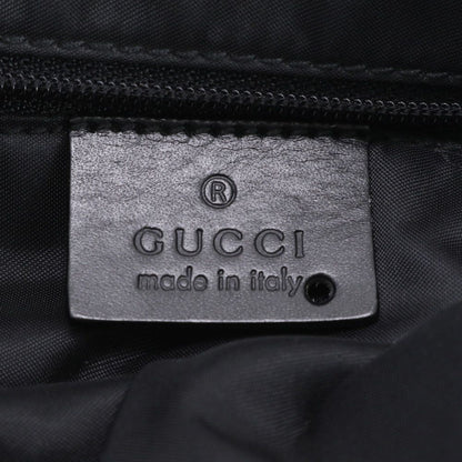 Gucci 003 Leather Backpack Shoulder Bag Black — view 8