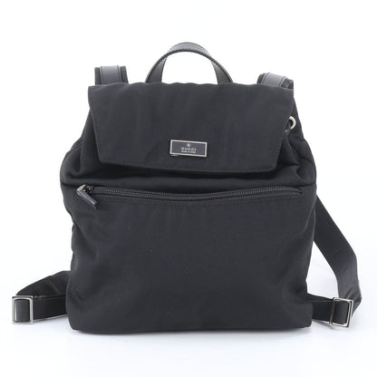 Gucci 003 Leather Backpack Shoulder Bag Black