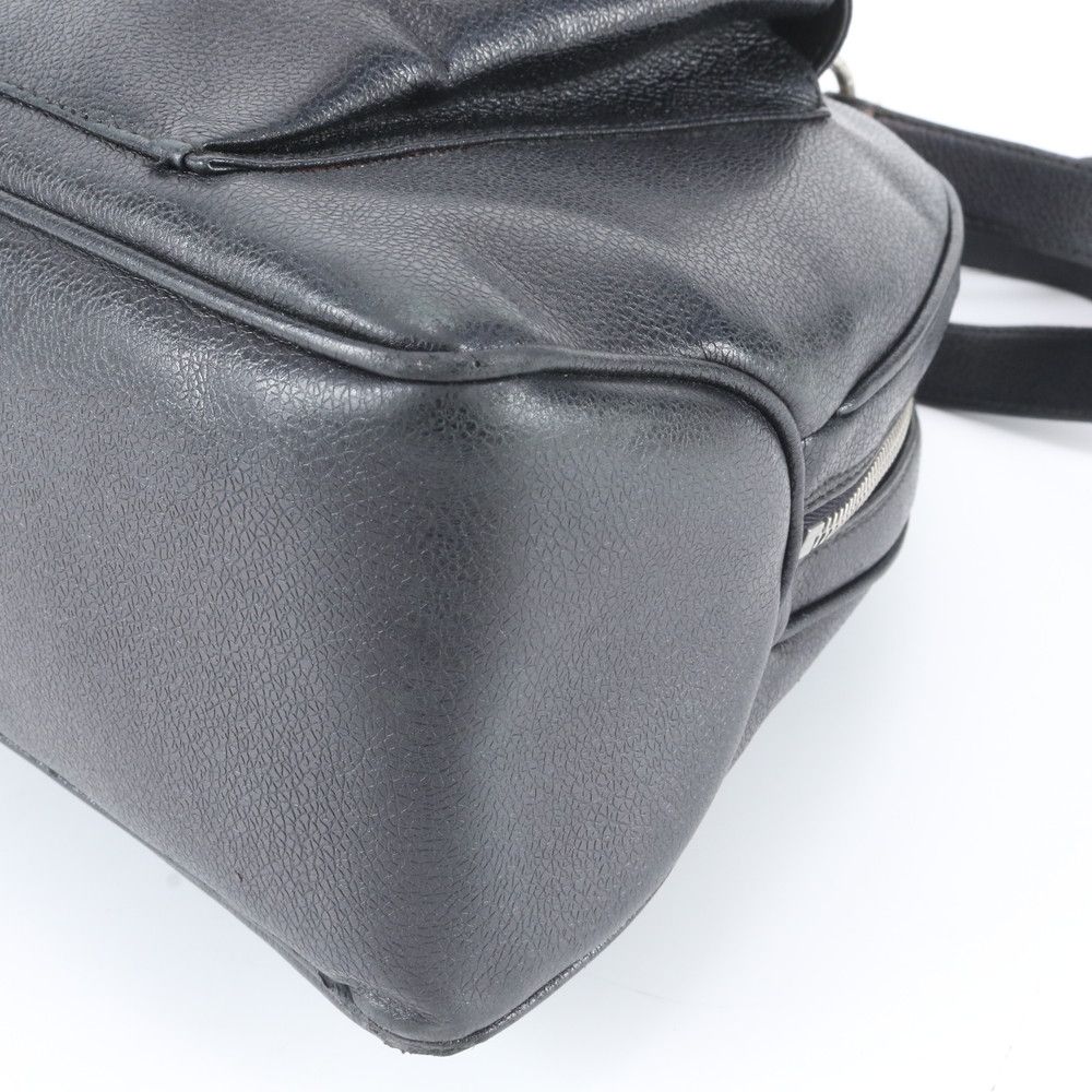 Bvlgari Mini Boston Leather Shoulder Bag Hand Black — view 4