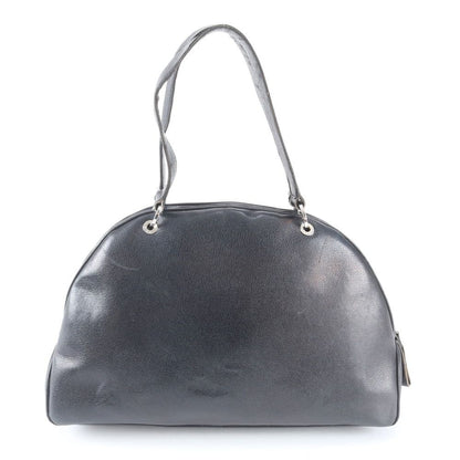 Bvlgari Mini Boston Leather Shoulder Bag Hand Black — view 3