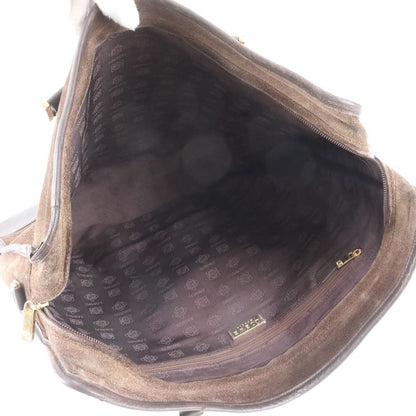 Loewe Amazona Leather Business Briefcase Tote Bag Brown — view 7