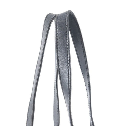 Gucci GG Canvas Leather Tote Bag Shoulder Hand Black — view 2