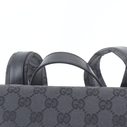 Gucci GG Canvas Leather Backpack Black with — view 2