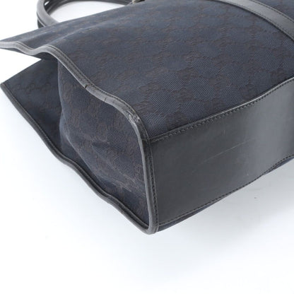 Gucci Jackie GG Canvas 002 Leather Tote Bag Shoulder Black — view 5