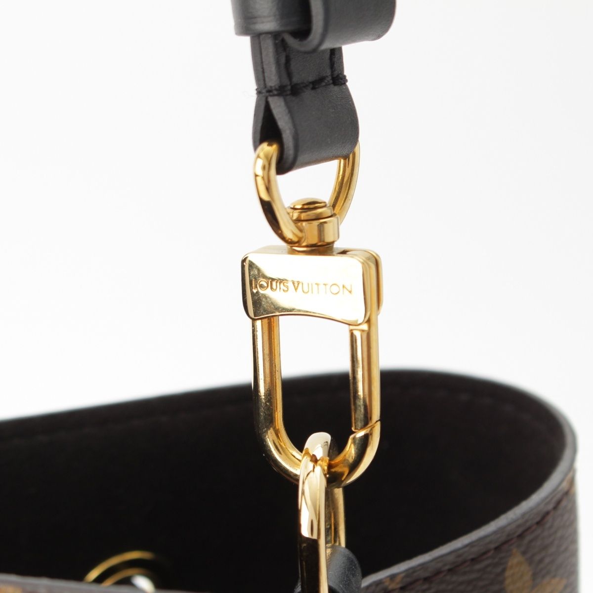 Louis Vuitton Neo Noe Monogram Drawstring Shoulder Bag Brown — view 8