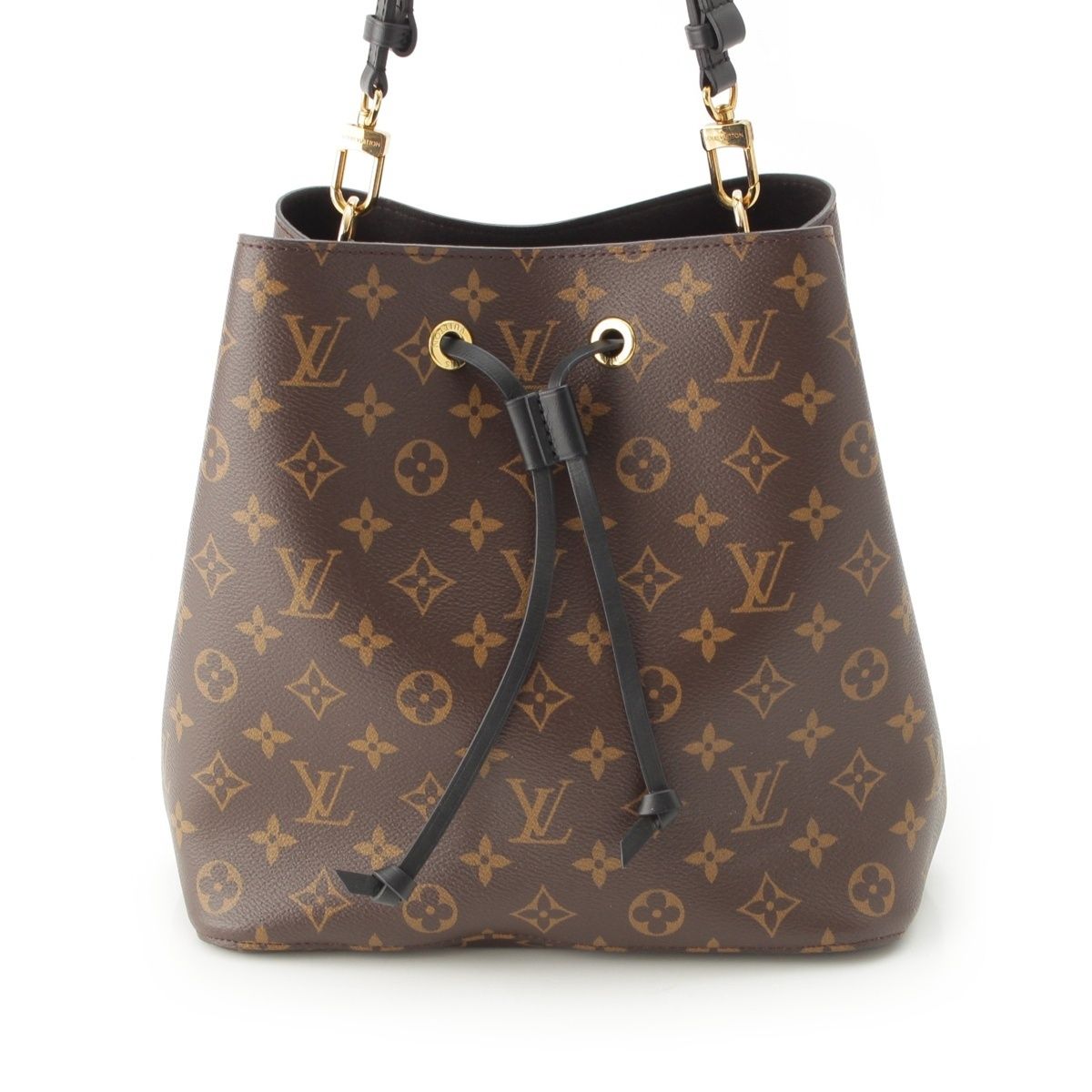 Louis Vuitton Neo Noe Monogram Drawstring Shoulder Bag Brown — view 2