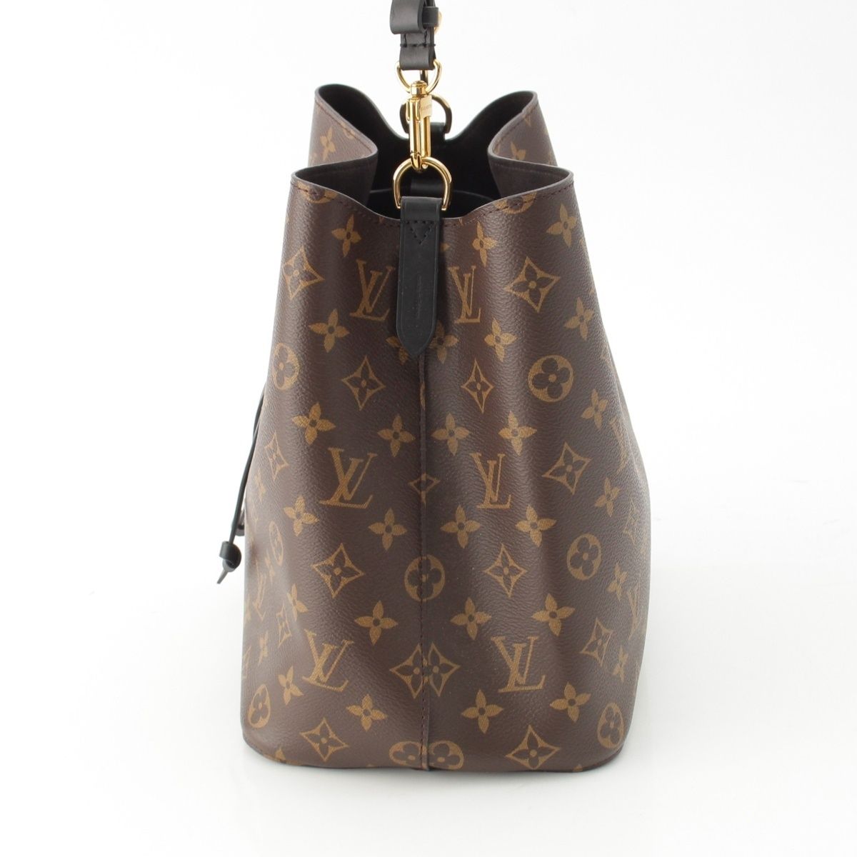 Louis Vuitton Neo Noe Monogram Drawstring Shoulder Bag Brown — view 4
