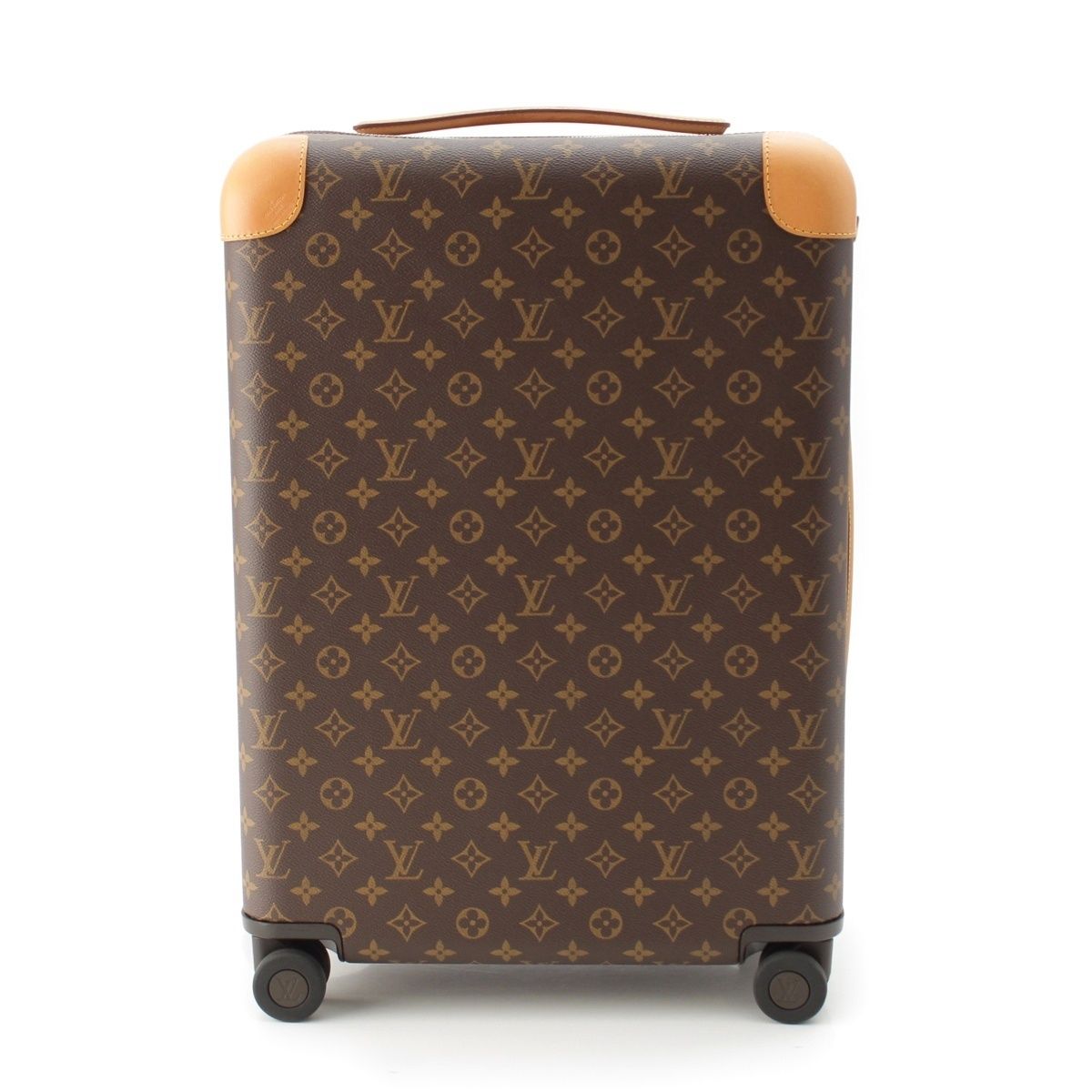 Louis Vuitton Horizon 55 Monogram Suitcase Carry Case Brown Travel Bag
