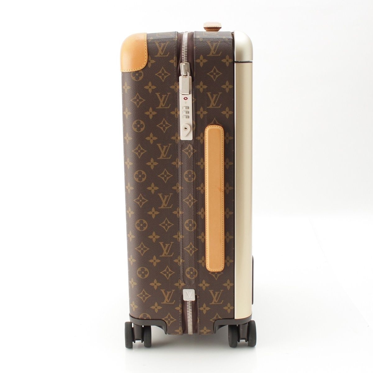 Louis Vuitton Horizon 55 Monogram Suitcase Carry Case Brown Travel Bag — view 3