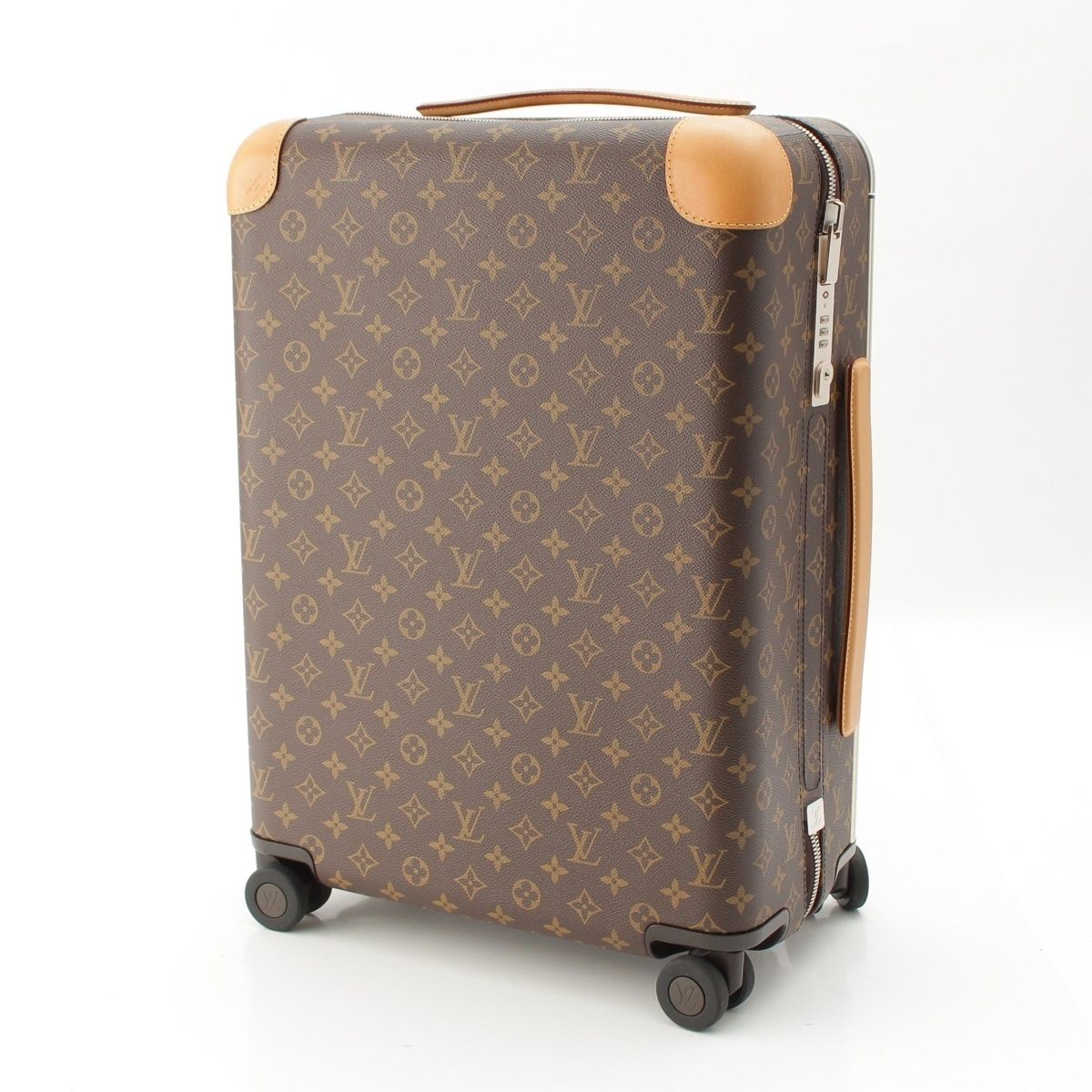 Louis Vuitton Horizon 55 Monogram Suitcase Carry Case Brown Travel Bag — view 2