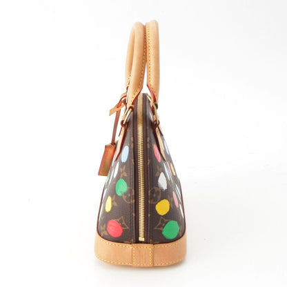 Louis Vuitton Yayoi Kusama Alma BB Monogram 2-Way Handbag Brown Multicolor — view 3