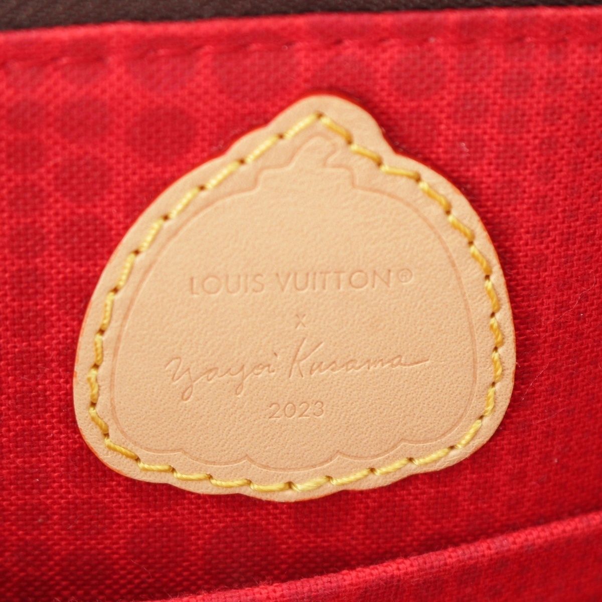 Louis Vuitton Yayoi Kusama Alma BB Monogram 2-Way Handbag Brown Multicolor — view 7