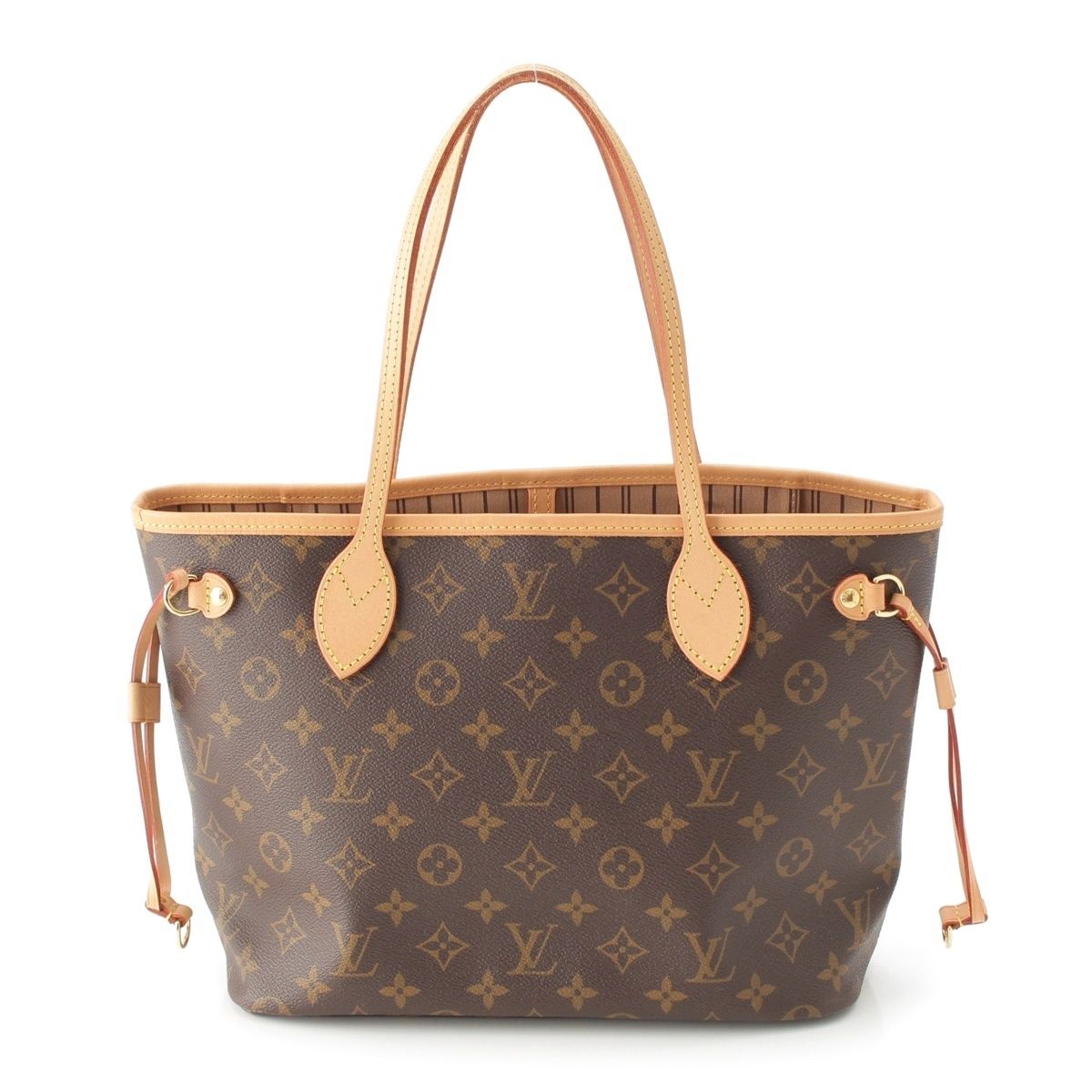 Louis Vuitton Monogram Neverfull PM Tote Bag Brown