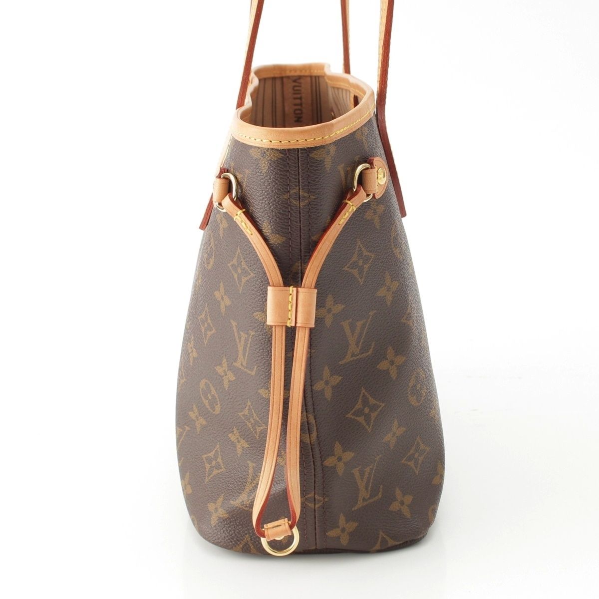 Louis Vuitton Monogram Neverfull PM Tote Bag Brown — view 3