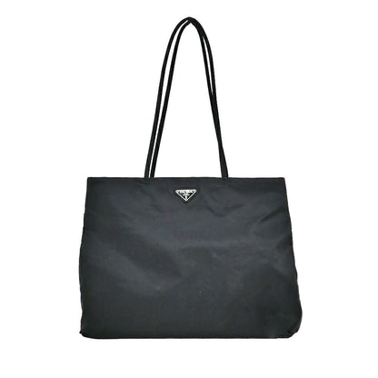 Prada Tessuto City Tote Bag Nero Black Nylon Shoulder Hand