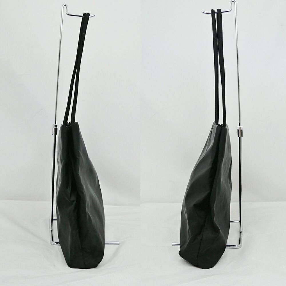 Prada Tessuto City Tote Bag Nero Black Nylon Shoulder Hand — view 3