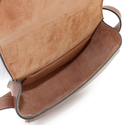 Celine Folco Cuir Triomphe Bag Shoulder Leather Tan Gold — view 8