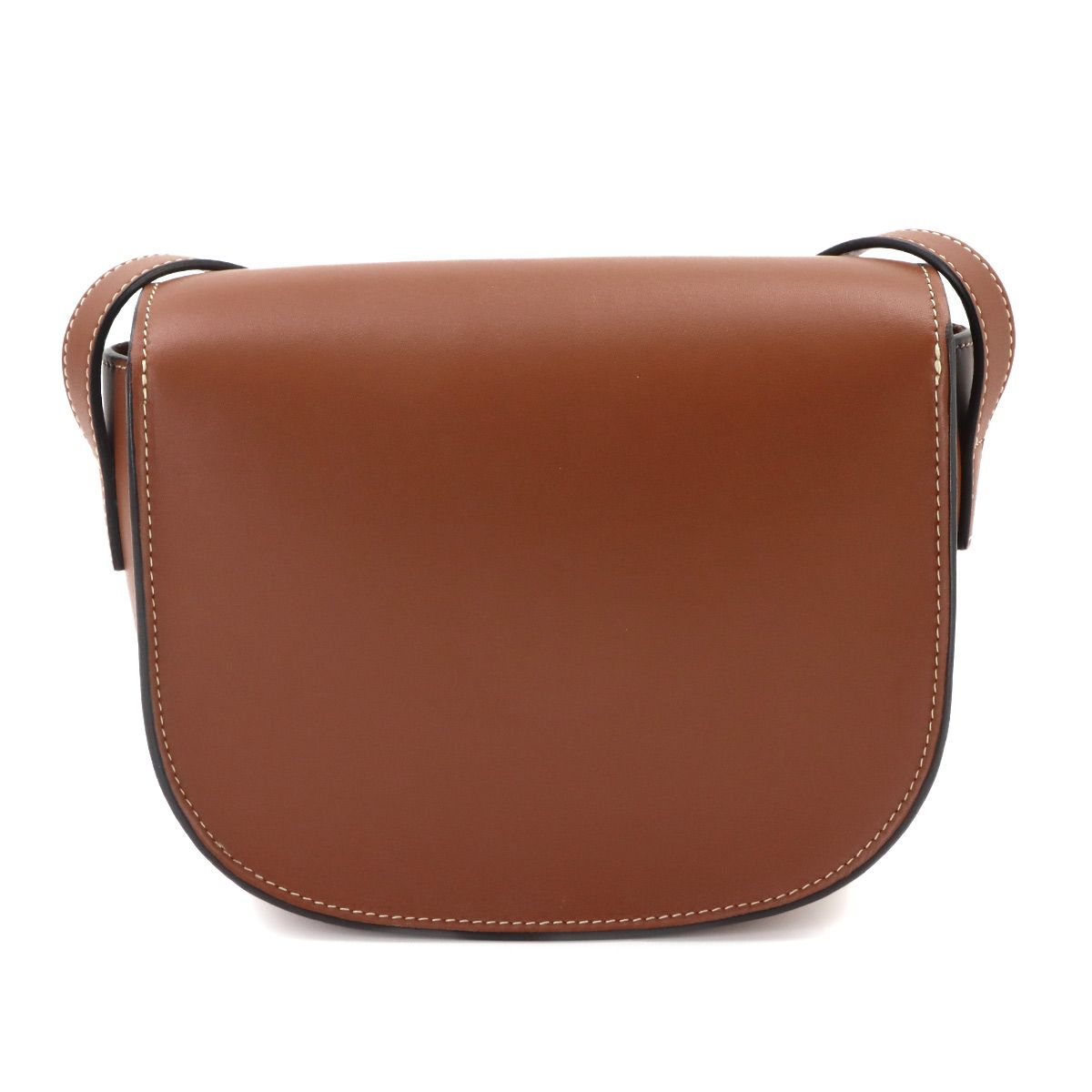Celine Folco Cuir Triomphe Bag Shoulder Leather Tan Gold — view 2