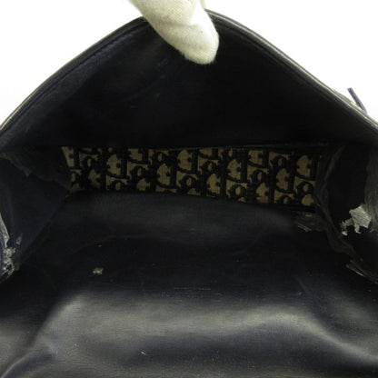 Dior Vintage Handbag Shoulder Canvas Leather Trotter Pattern All Over Print — view 3