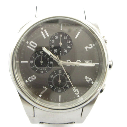 Dolce & Gabbana D&G Watch Quartz Chronograph Carre Date Silver
