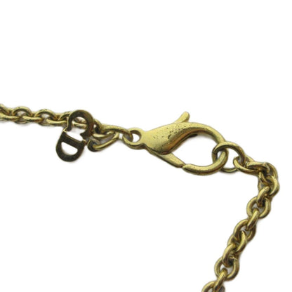 Dior Necklace Logo Pendant Gold — view 5