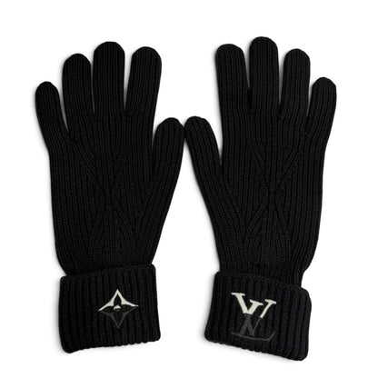 Louis Vuitton Gloves LV Dual Cashmere 100% Black — view 2