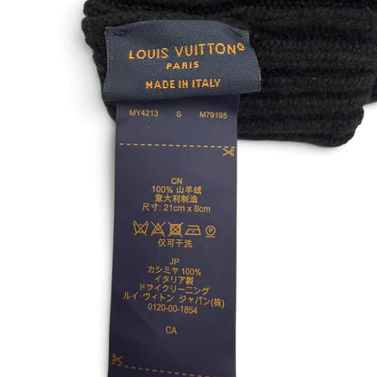 Louis Vuitton Gloves LV Dual Cashmere 100% Black — view 5