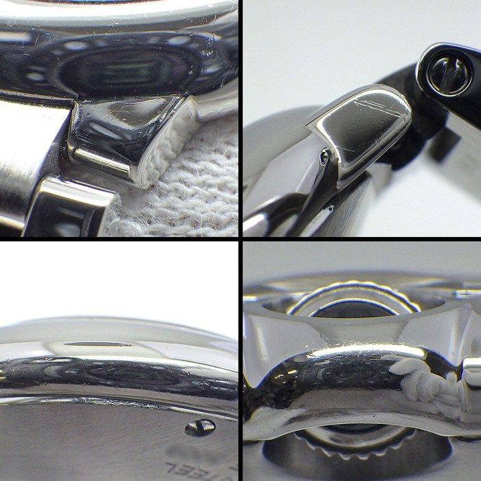 Cartier Watch Ballon Bleu SM Diamond Index Guilloche Silver Dial SS Quartz — view 7