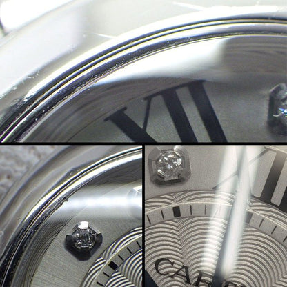 Cartier Watch Ballon Bleu SM Diamond Index Guilloche Silver Dial SS Quartz — view 5