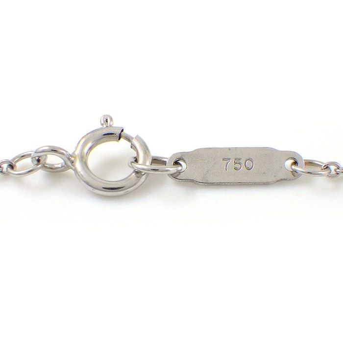 Tiffany & Co Necklace Horseshoe Diamond 18k White Gold — view 4